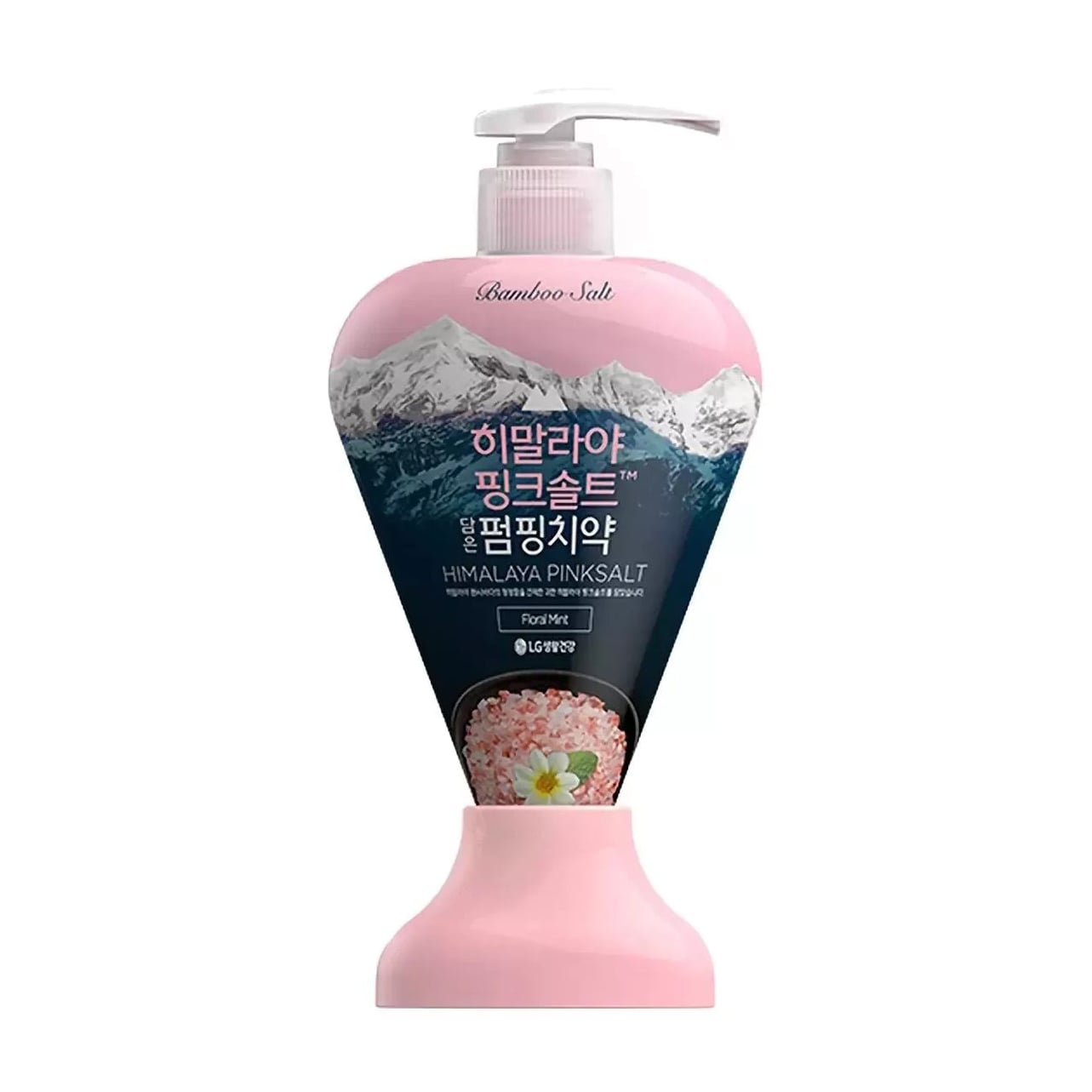 Зубна паста LG Household &amp; Health Bamboo Salt Himalaya Pinksalt Floral Mint Toothpaste з рожевою гімалайською сіллю, 285 мл