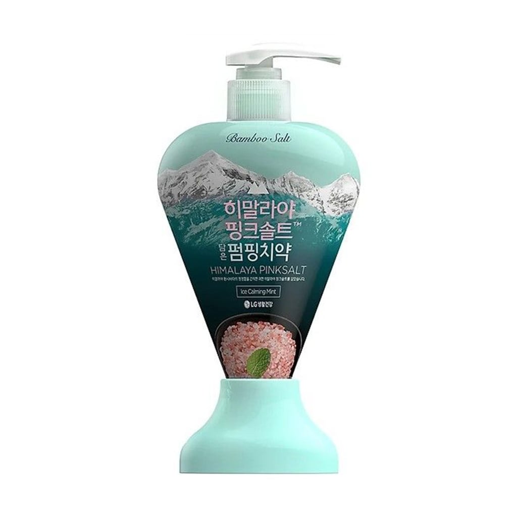 Зубна паста LG Household &amp; Health Bamboo Salt Himalaya Pinksalt Ice Calming Mint Toothpaste з рожевою гімалайською сіллю, 285 мл