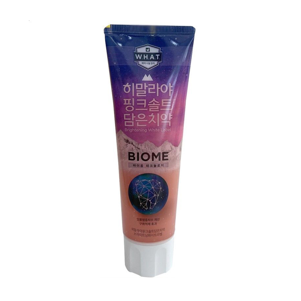 Зубна паста LG Household &amp; Health Biome Bamboo-Salt Brightening White Label з бамбуковою сіллю, 100 г