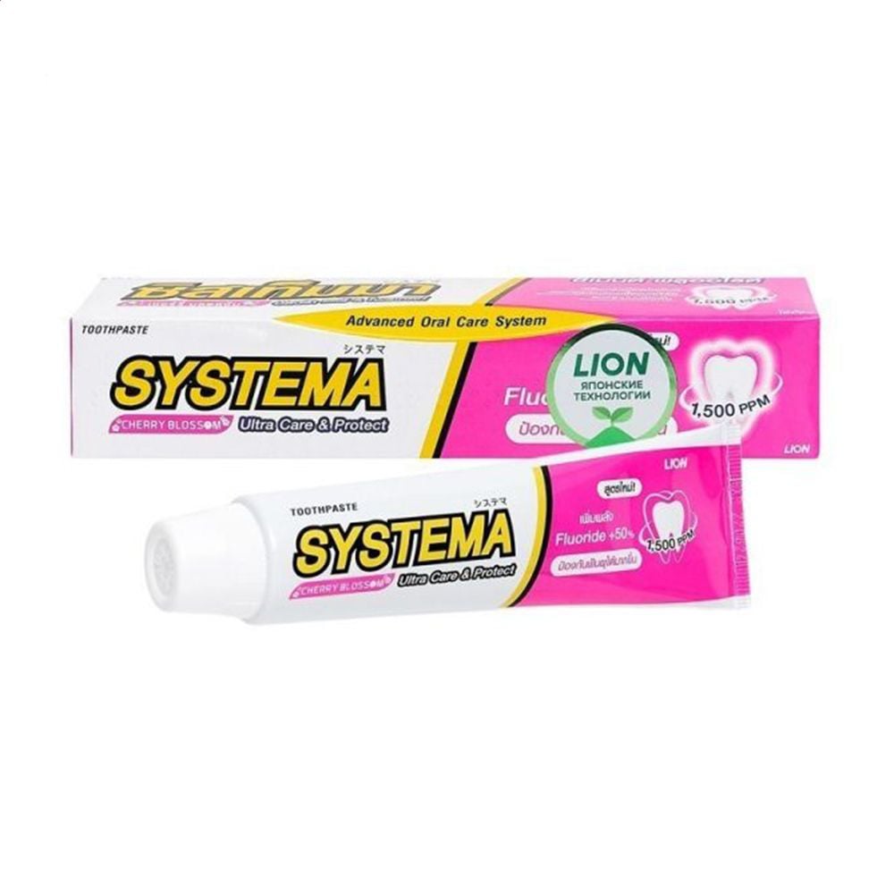 Зубна паста LION Thailand Systema Ultra Care &amp; Protect Cherry Blossom, 90 г