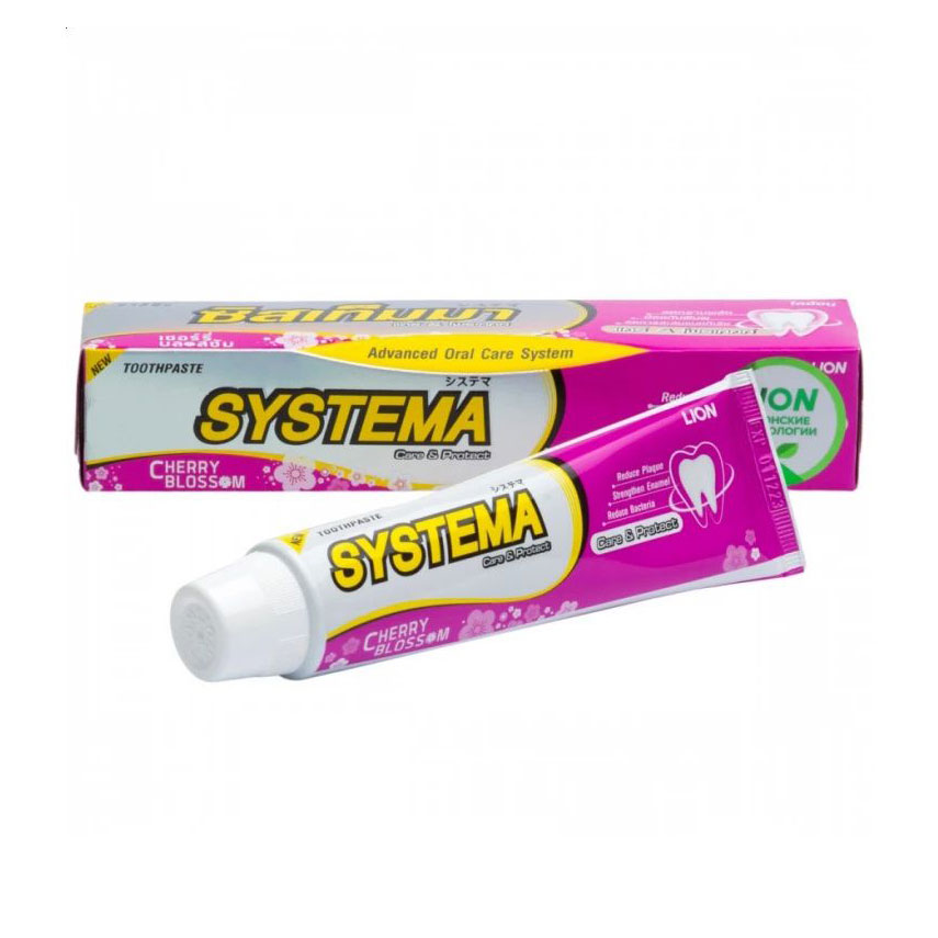 Зубна паста LION Thailand Systema Ultra Care &amp; Protect Cherry Blossom, 40 г