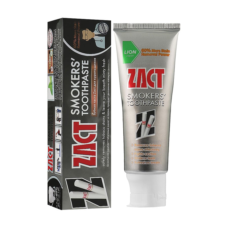 Зубна паста LION Thailand Zact Smokers для курців, 100 г