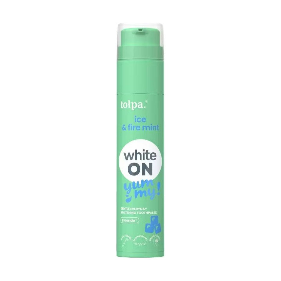 Зубна паста Tolpa White On Yummy Лід та пекельна м'ята, 60 г