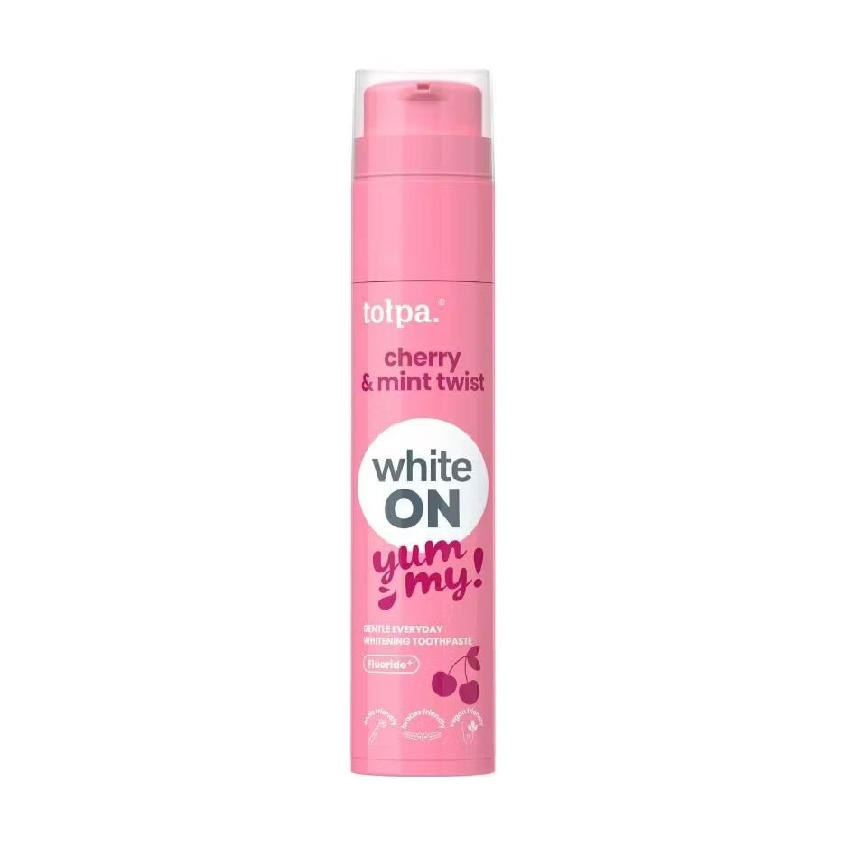 Зубна паста Tolpa White On Yummy Вишня та м'ята, 60 г