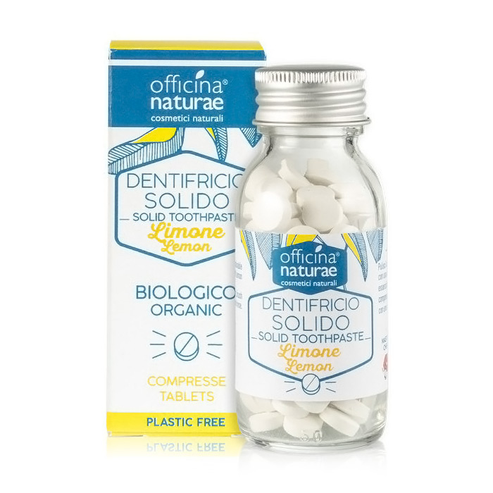 Зубна паста в таблетках Officina Naturae Solid Toothpaste лимонна, 115 шт