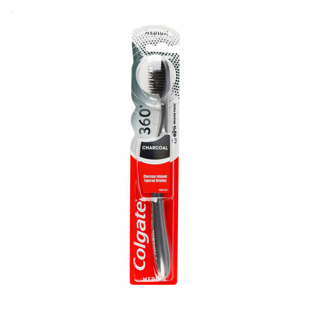 Зубна щітка Colgate 360 Деревне вугілля, 1 шт