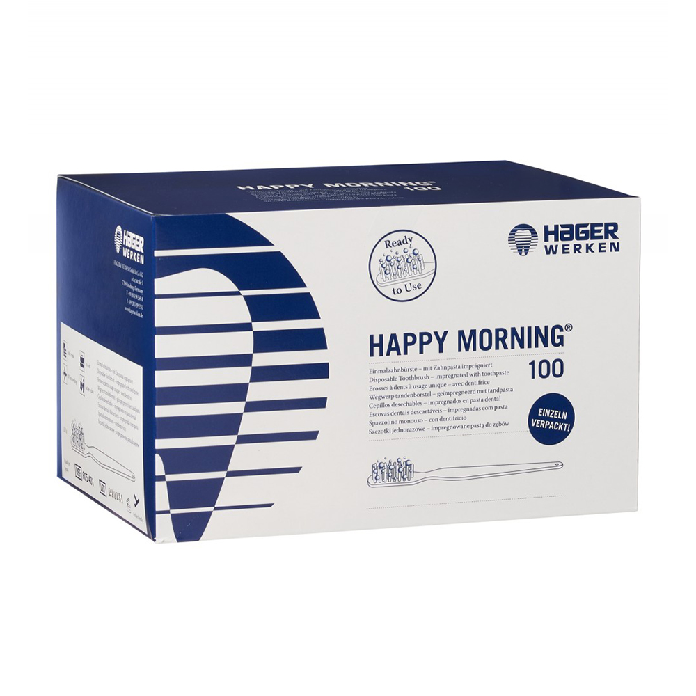 Зубна щітка для одноразового використання Miradent Happy Morning, 100 шт