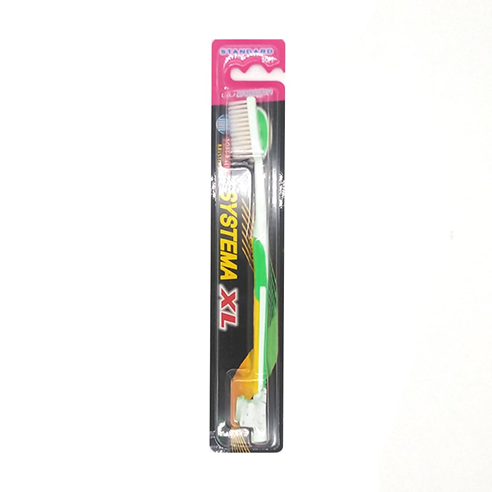 Зубна щітка Lion Systema XL м'яка, зелена, 1 шт