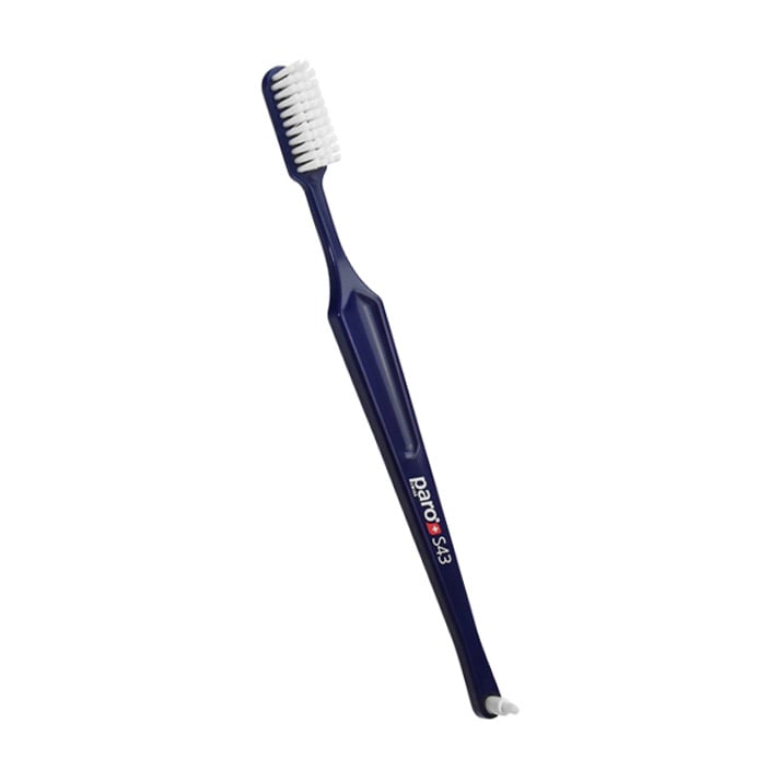 Зубна щітка Paro Swiss Classic S43 м'яка, синя, 1 шт