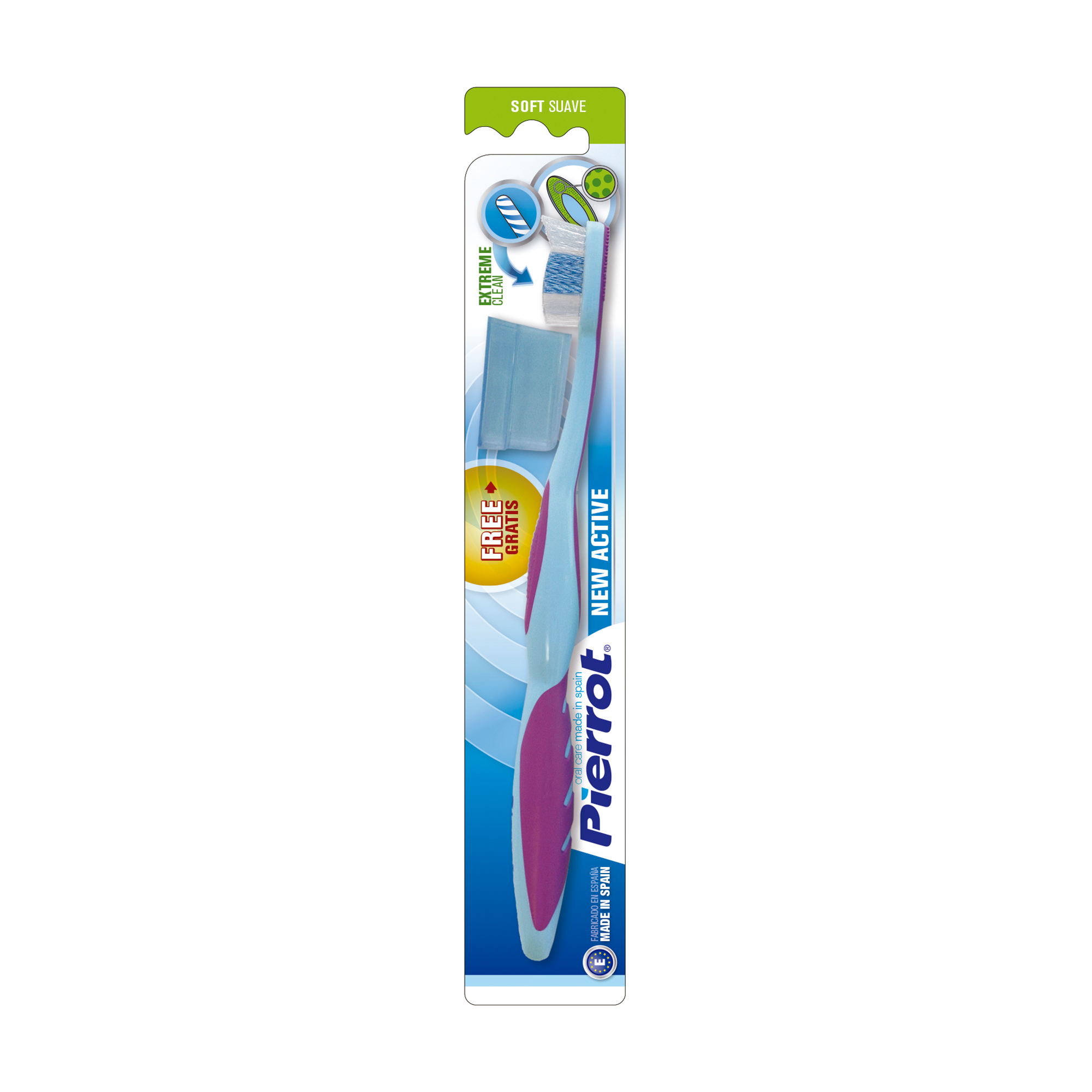 Зубна щітка Pierrot New Active Soft м'яка, 1 шт