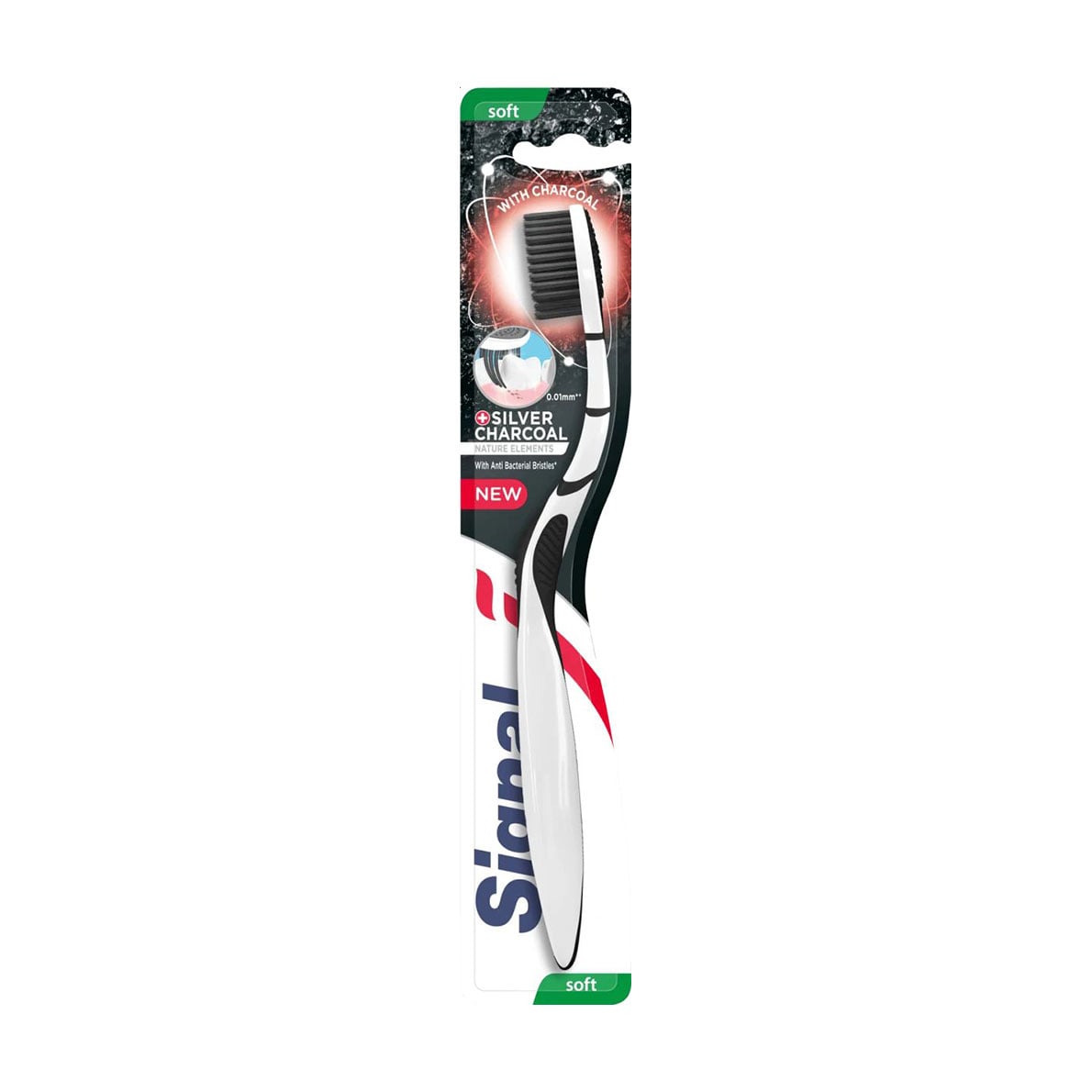 Зубна щітка Signal Charcoal Toothbrush м'якої жорсткості, 1 шт