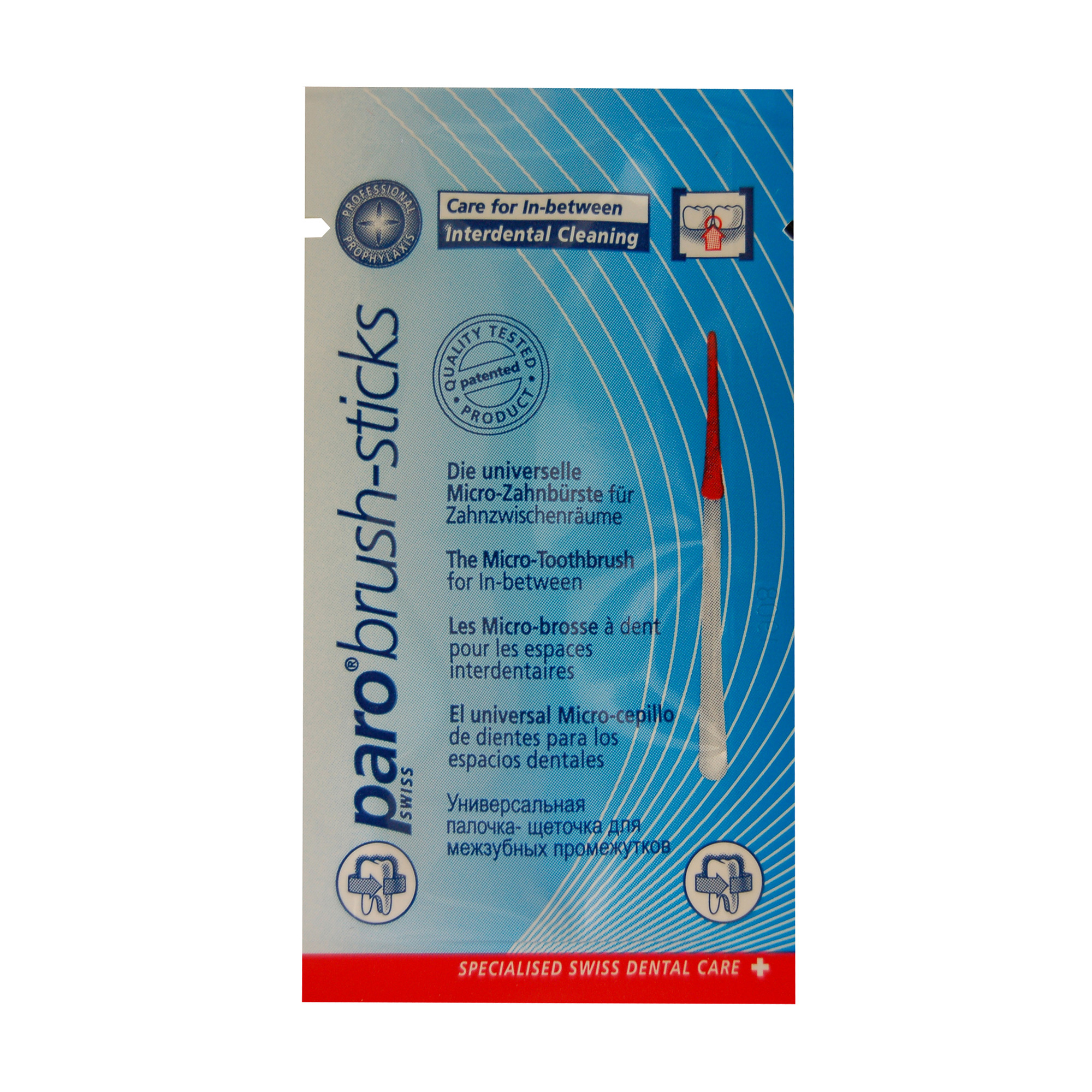 Зубні мікро-щітки Paro Swiss Brush-Sticks, 60 шт
