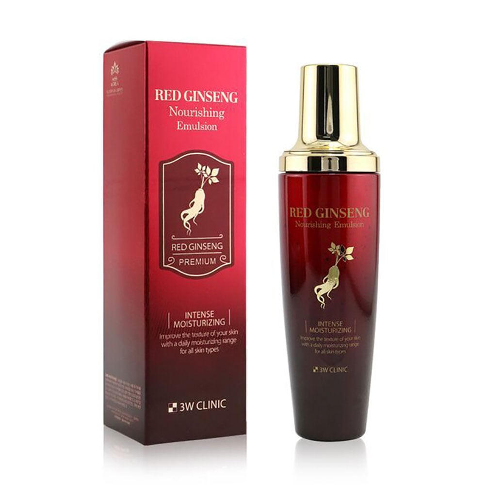 Зволожувальна емульсія для обличчя 3W Clinic Red Ginseng Nourishing Emulsion, 130 мл