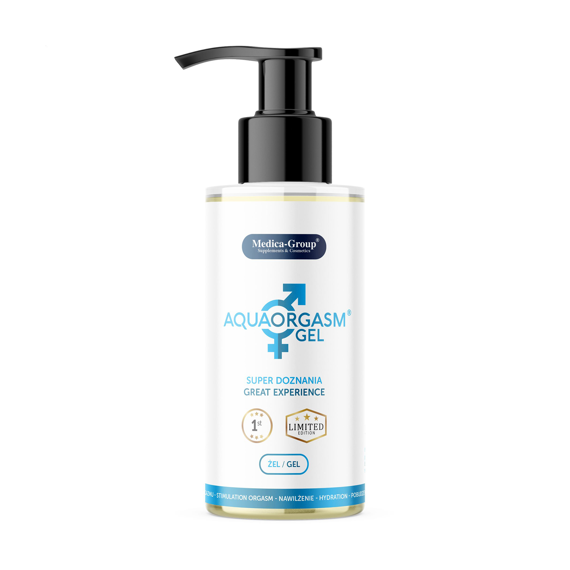 Зволожувальна гель-змазка Medica-Group Aqua Orgasm Gel, 150 мл