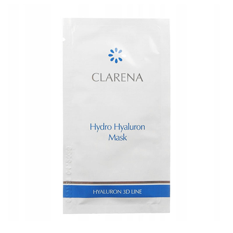 Зволожувальна маска Clarena Hydro Hyaluron Mask для сухої шкіри обличчя, 5 мл (саше)