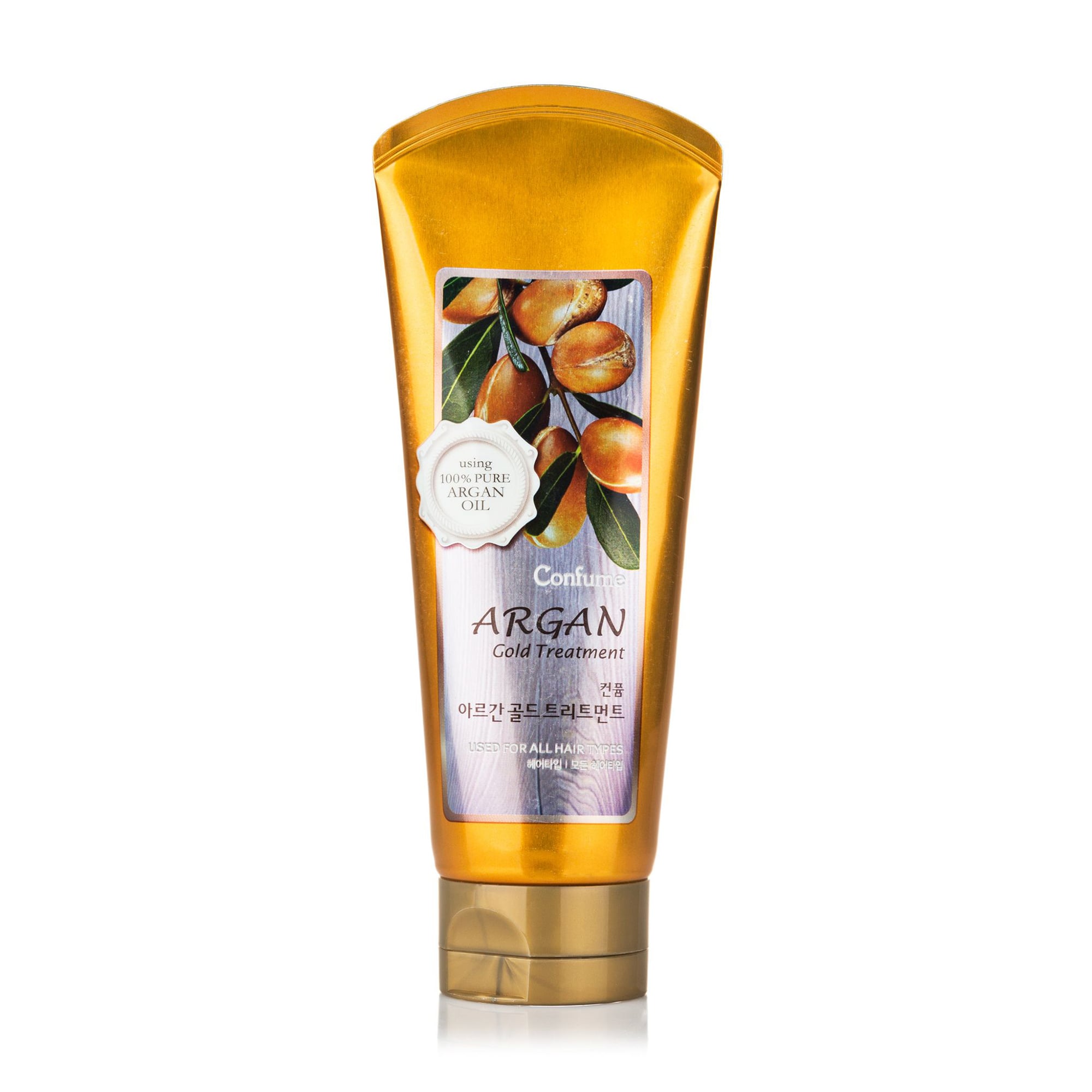 Зволожувальна маска для блиску волосся Welcos Confume Argan Gold Treatment з аргановою олією, 200 мл