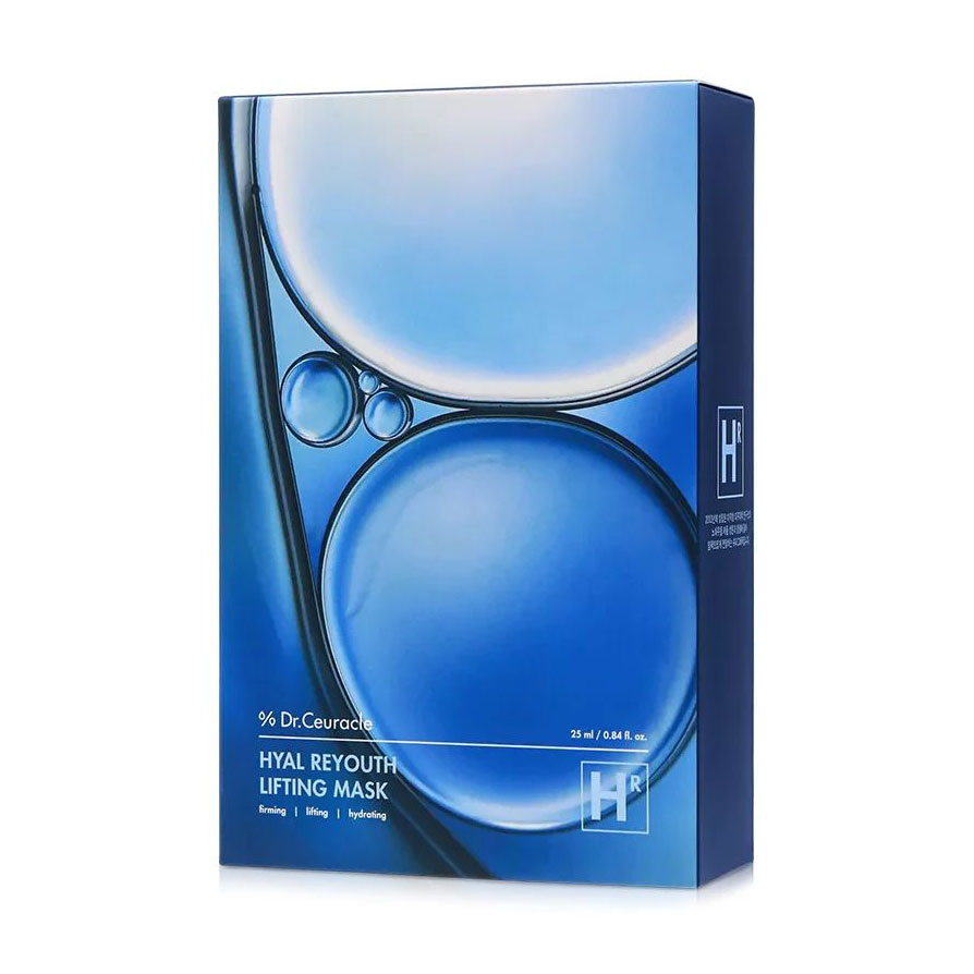 Зволожувальна маска для обличчя Dr.Ceuracle Hyal Reyouth Lifting Mask з ефектом ліфтингу, 10*25 мл