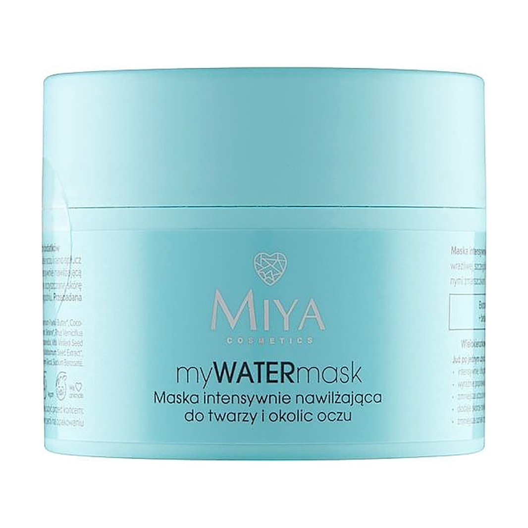 Зволожувальна маска для обличчя та контуру очей Miya Cosmetics My Water Mask, 50 мл