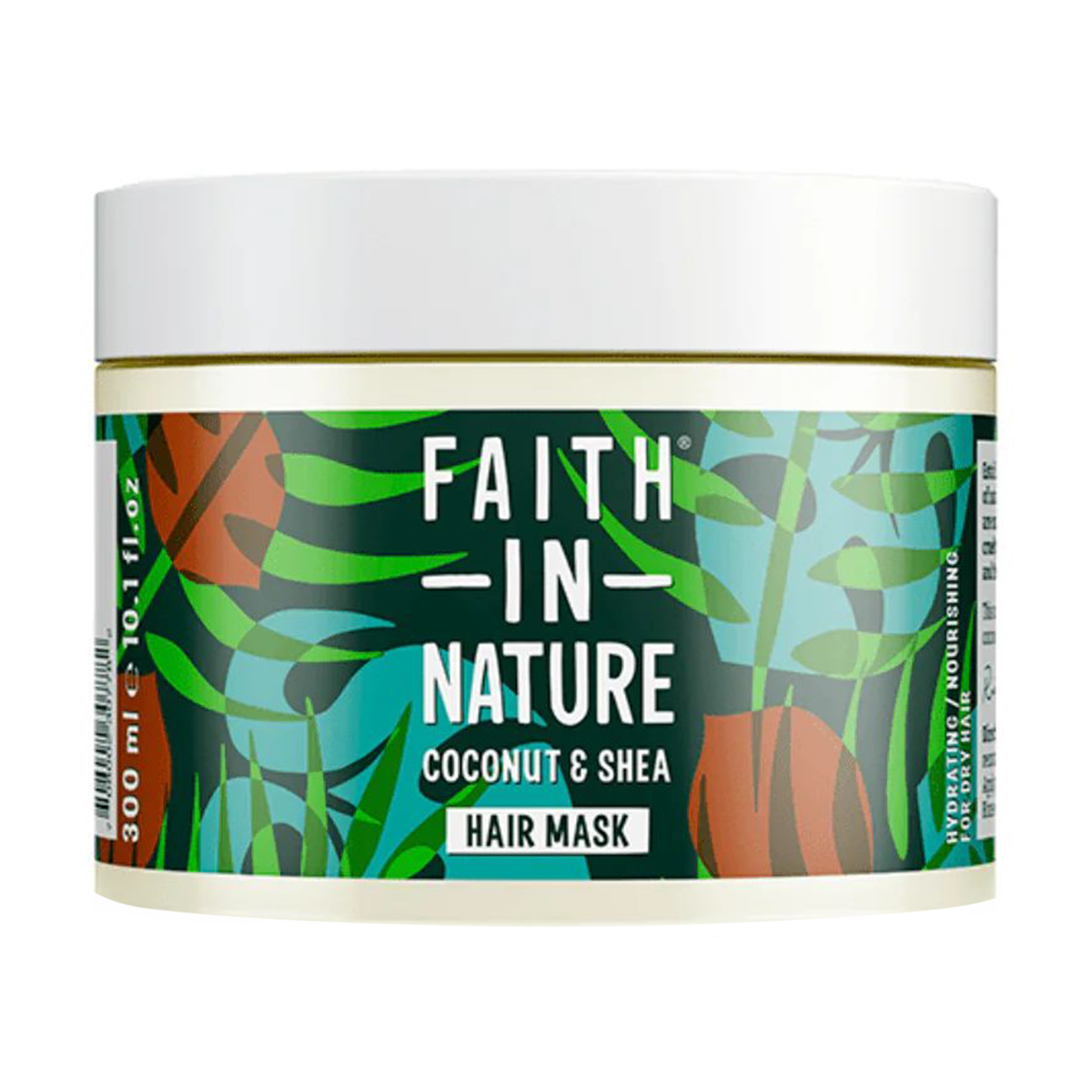 Зволожувальна маска для волосся Faith In Nature Hydrating Hair Mask з кокосом та олією ши, 300 мл