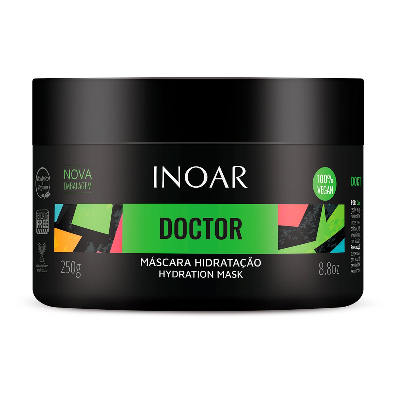 Зволожувальна маска для волосся Inoar Doctor Hydration Mask, 250 г