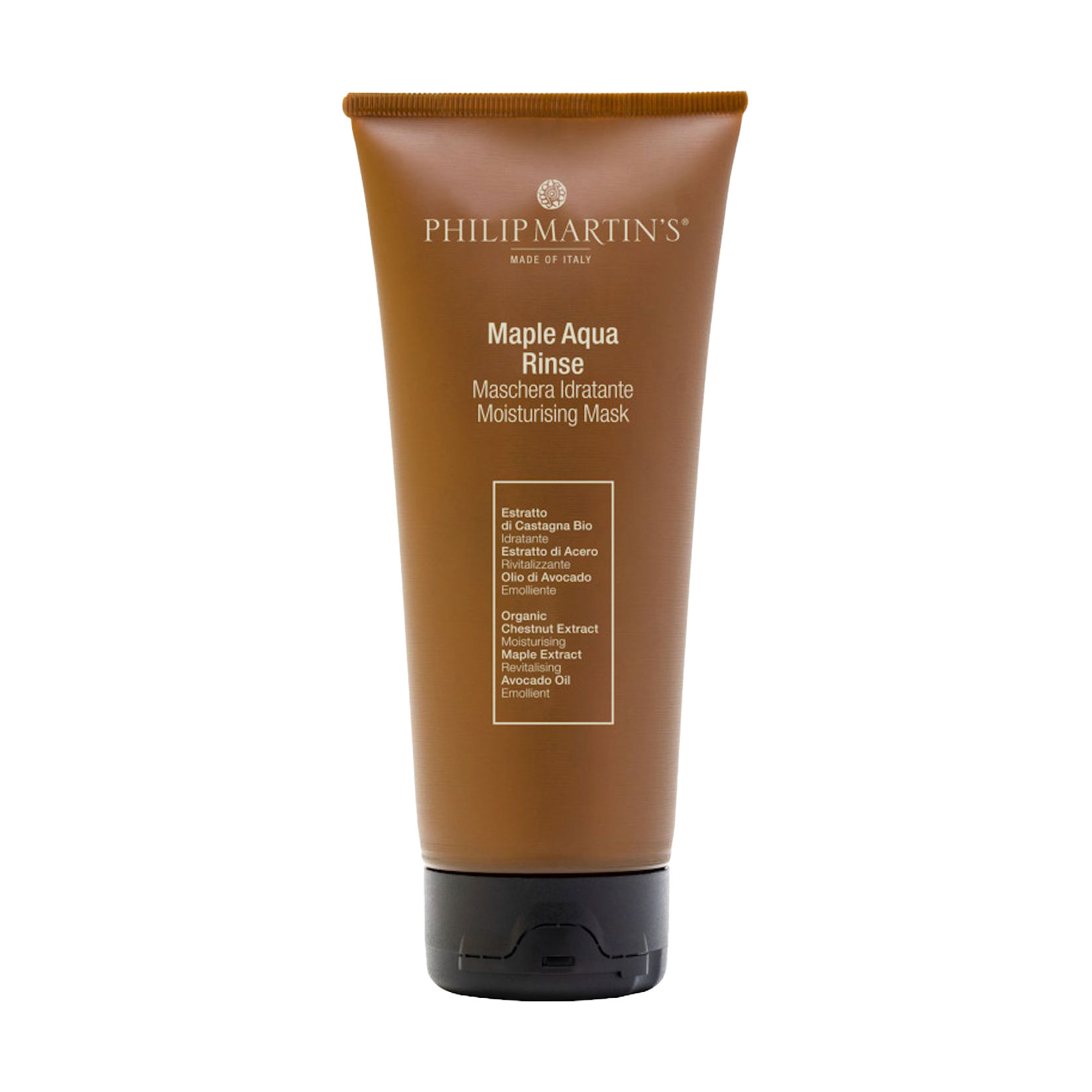 Зволожувальна маска для волосся Philip Martin's Maple Aqua Rinse Moisturising Mask з кленовим екстрактом, 200 мл