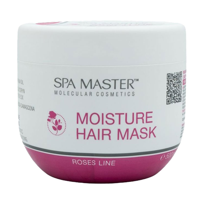 Зволожувальна маска для волосся Spa Master Rose Line Moisture Hair Mask з екстрактом болгарської троянди, 500 мл