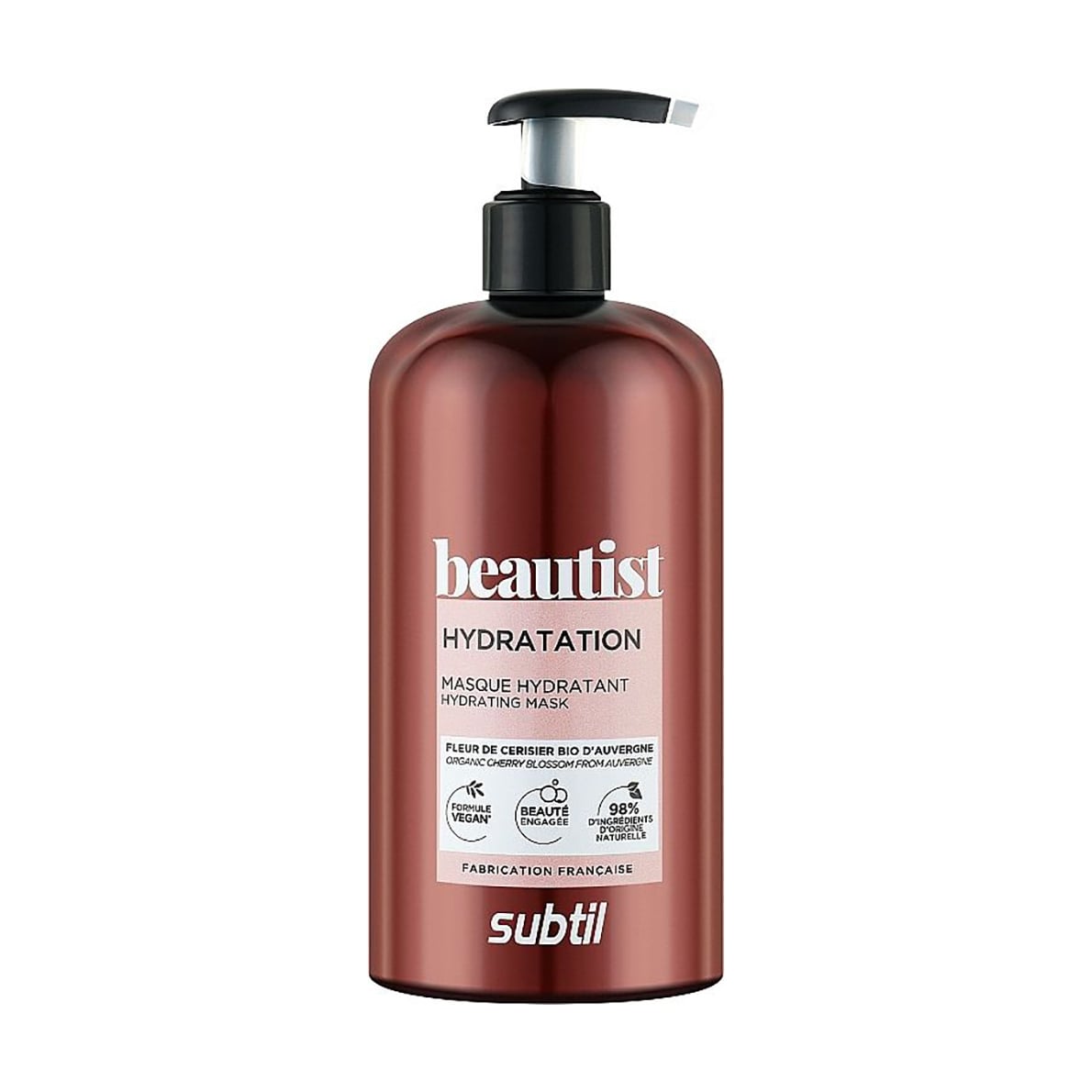 Зволожувальна маска для волосся Subtil Beautist Hydration Mask, 500 мл