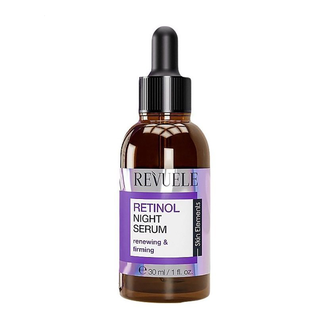 Зволожувальна нічна сироватка для обличчя Revuele Retinol Night Serum, з ретинолом, 30 мл