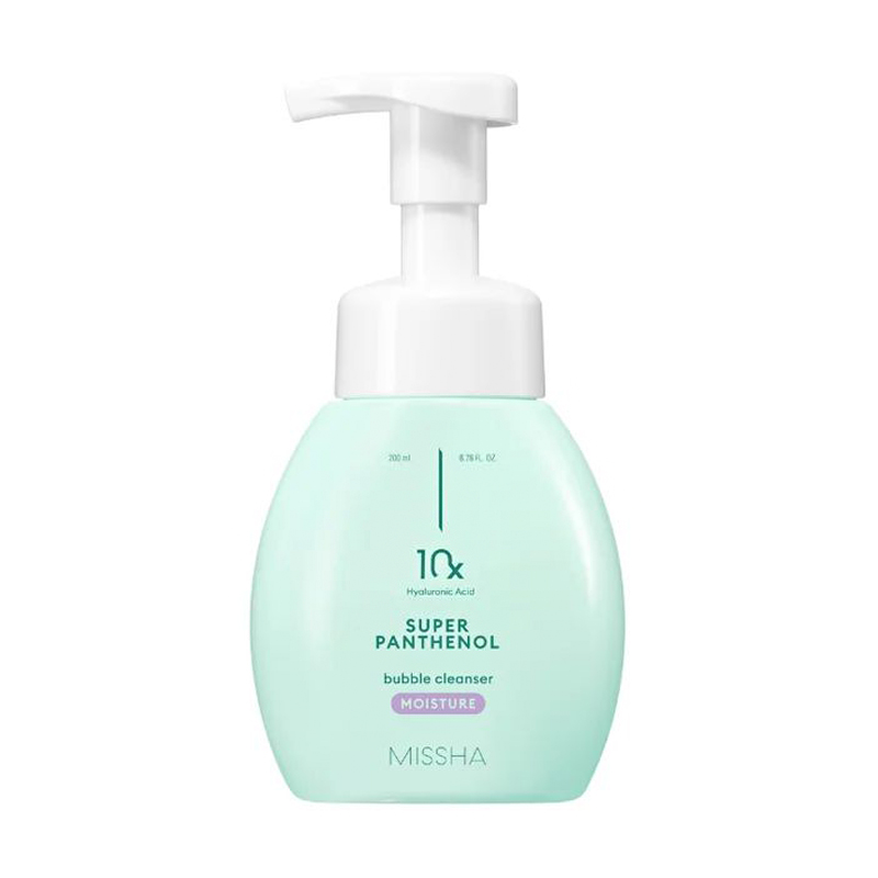 Зволожувальна очищувальна пінка для обличчя Missha Super Panthenol Bubble Cleanser Moisture, 200 мл