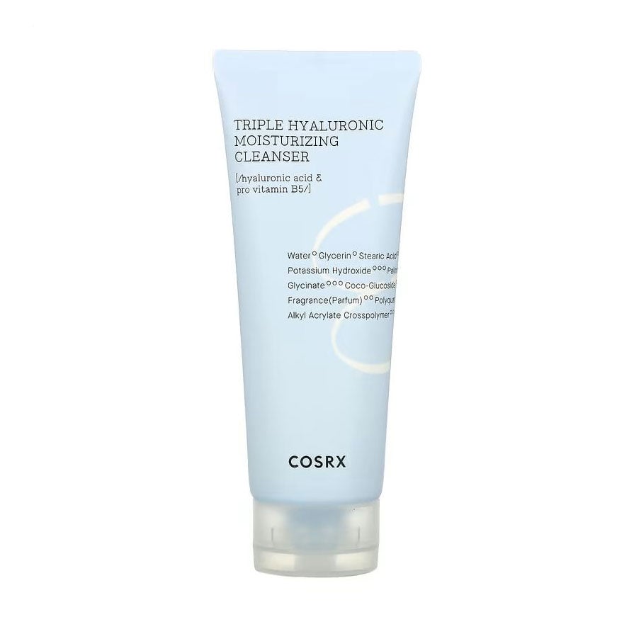 Зволожувальна пінка для вмивання CosRX Hydrium Triple Hyaluronic Moisturizing Cleanser з гіалуроновою кислотою, 150 мл