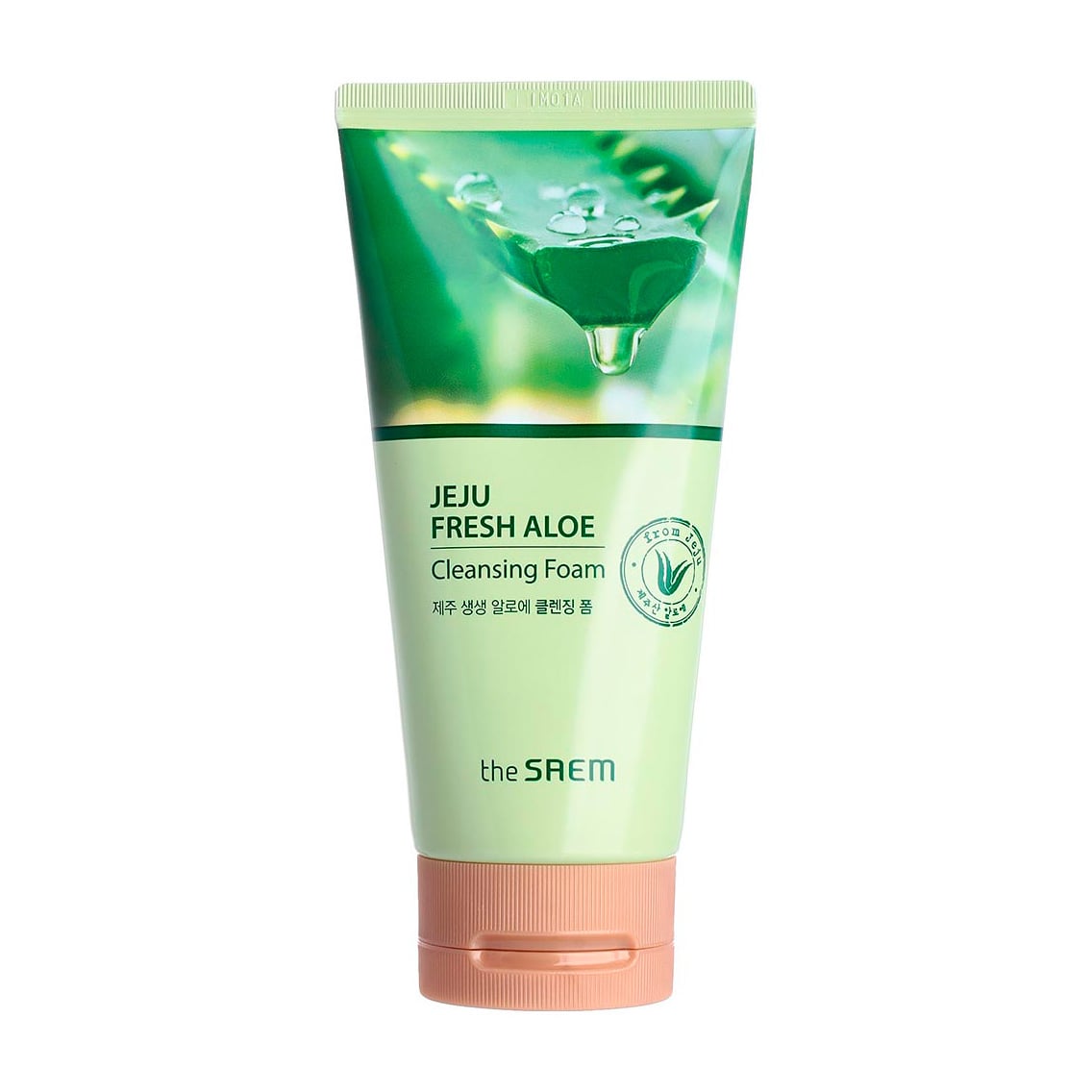 Зволожувальна пінка для вмивання The Saem Jeju Fresh Aloe Cleansing Foam з алое вера, 150 мл