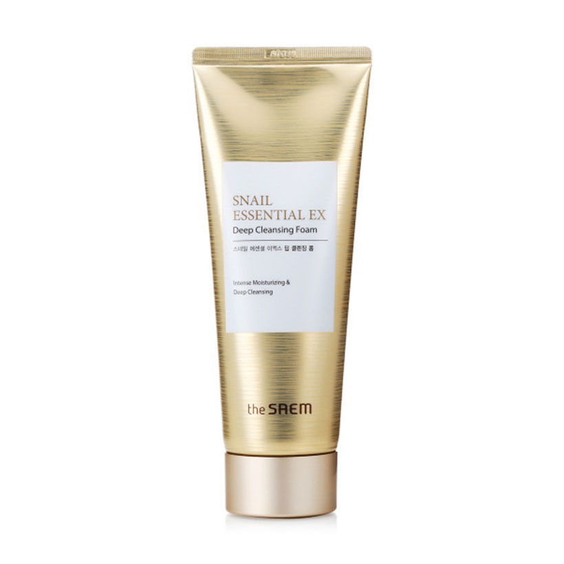 Зволожувальна пінка для вмивання The Saem Snail Essential EX Deep Cleansing Foam, 150 мл