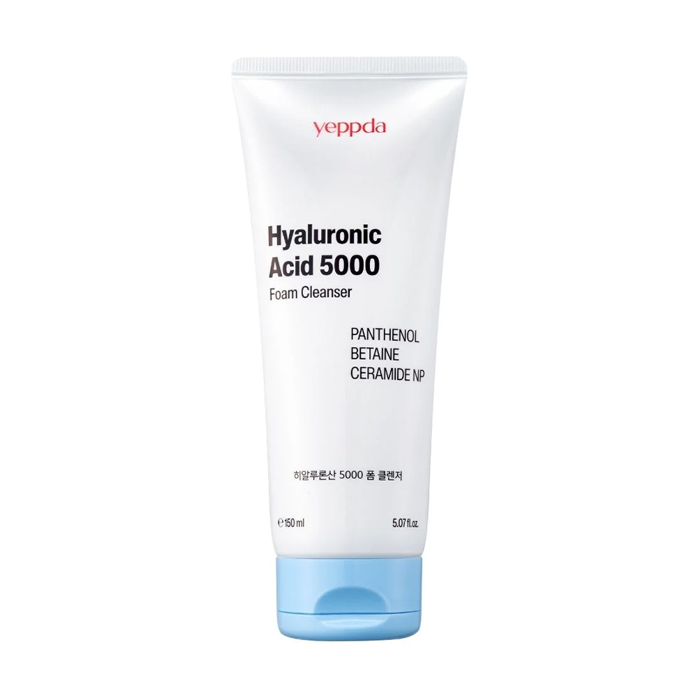 Зволожувальна пінка для вмивання yeppda Hyaluronic Acid 5000 Form Cleanser, 150 мл
