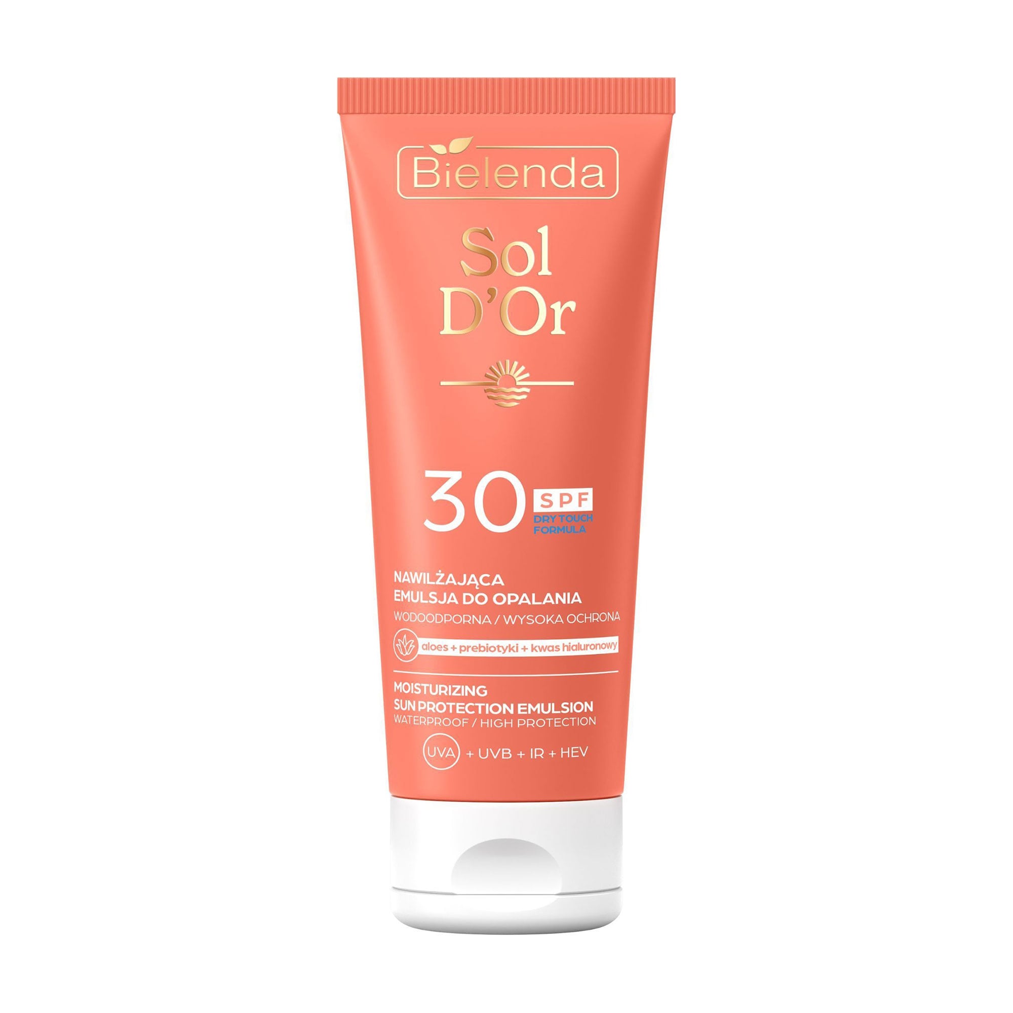 Зволожувальна сонцезахисна емульсія Bielenda Sol D'Or Moisturizing Sun Protection Emulsion, SPF 30, 200 мл