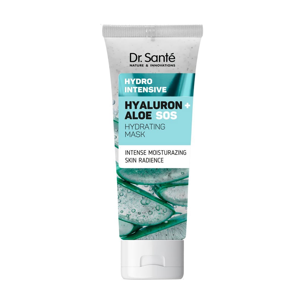Зволожувальна SOS-маска для обличчя Dr. Sante Hydro Intensive Hyaluron + Aloe SOS Hydrating Mask, 75 мл