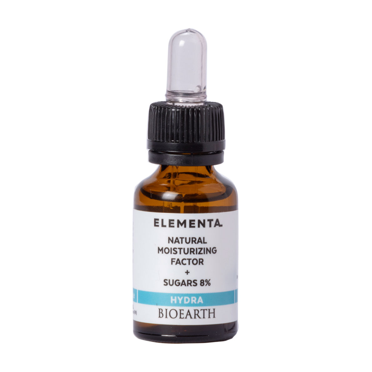Зволожувальна сироватка для обличчя Bioearth Elementa Hydra Natural Moisturizing Factor + Sugars 8%, 15 мл