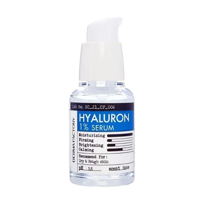 Зволожувальна сироватка для обличчя Derma Factory Hyaluron 1% Serum, 80 мл