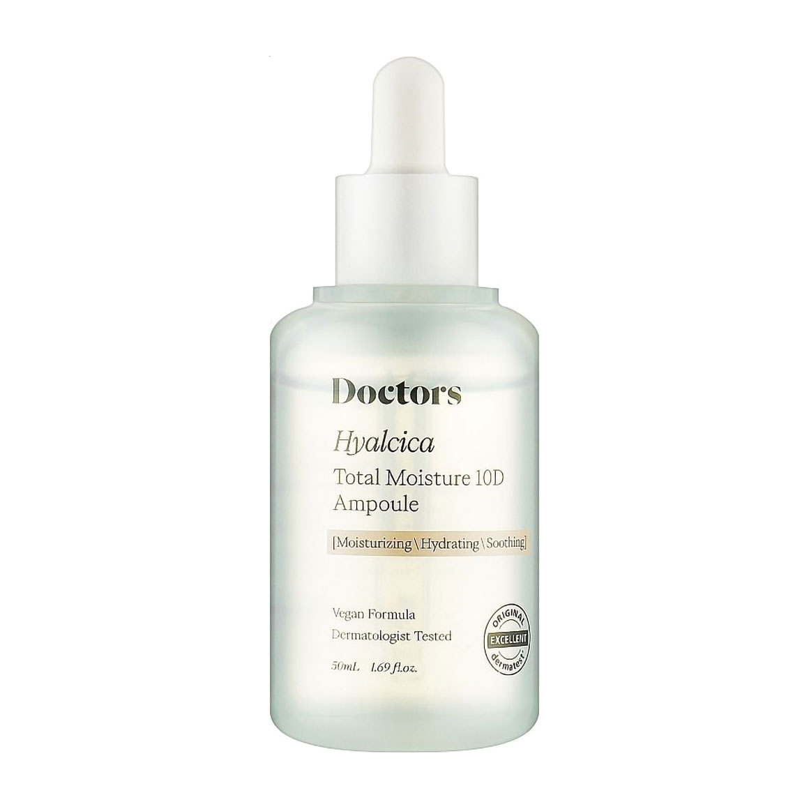 Зволожувальна сироватка для обличчя Doctors Hyalcica Total Moisture 10D Ampoule з 10 формами гіалуронової кислоти та центелою, 50 мл