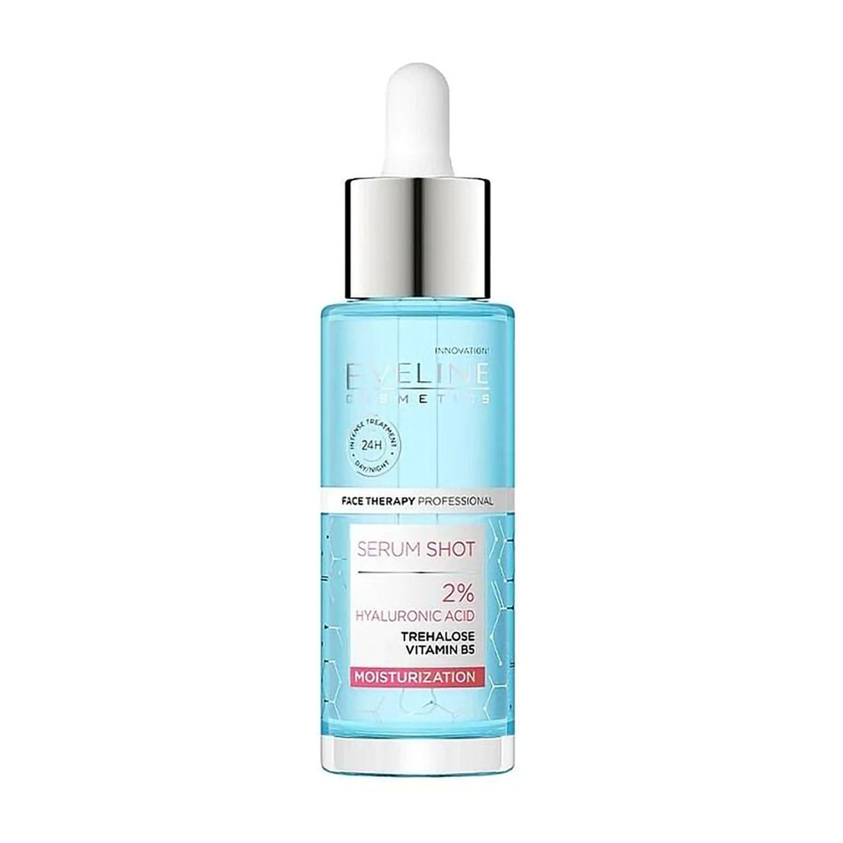 Зволожувальна сироватка для обличчя Eveline Cosmetics Face Therapy Professional Serum Shot 2% Hyaluronic Acid, 30 мл