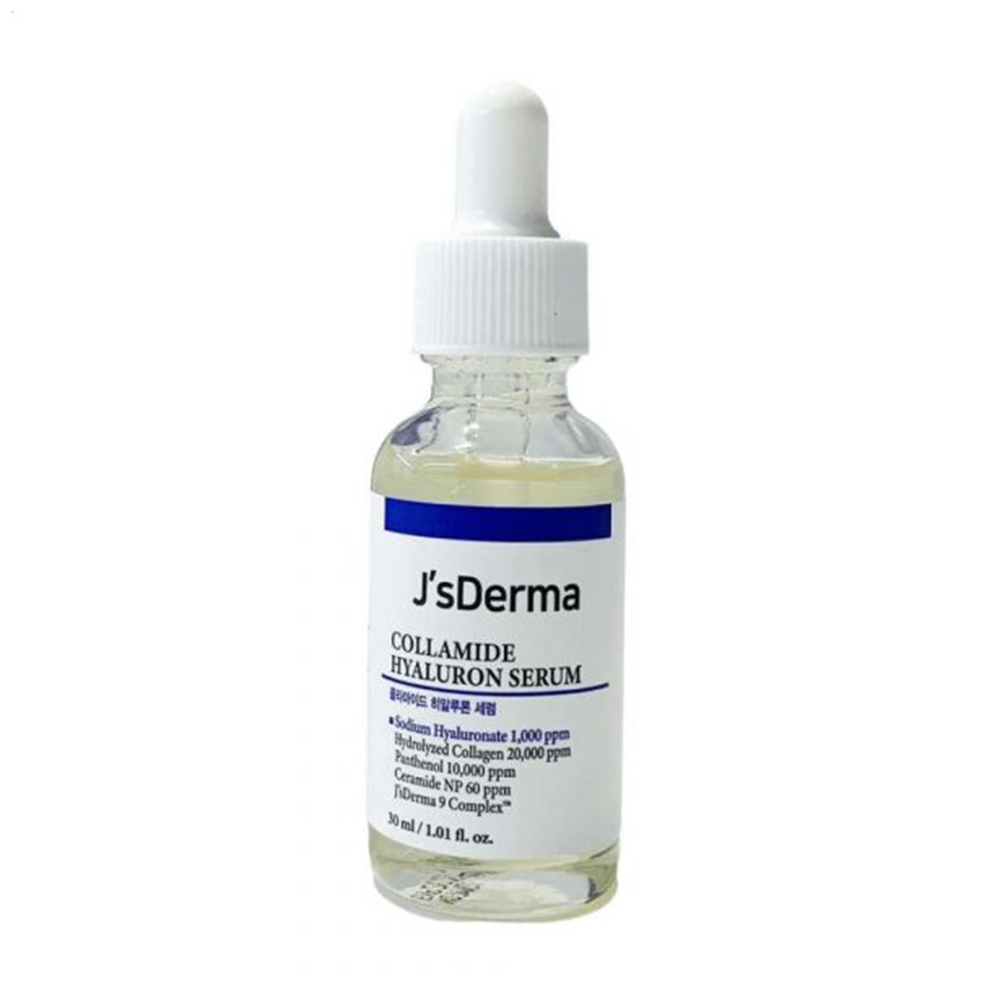 Зволожувальна сироватка для обличчя J'sDerma Collamide Hyaluron Serum з керамідами та колагеном, 30 мл