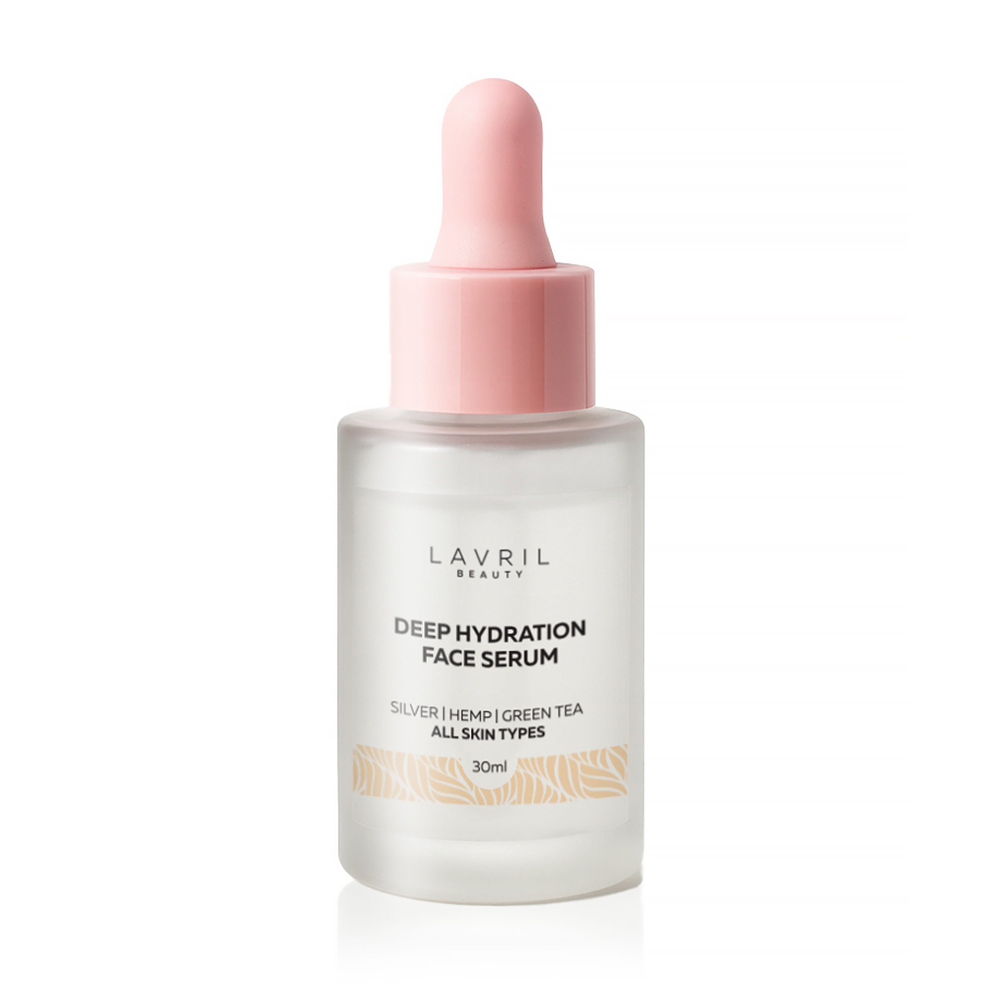 Зволожувальна сироватка для обличчя LAVRIL BEAUTY Deep Hydration Face Serum з коноплею та гіалуроновою кислотою, 30 мл