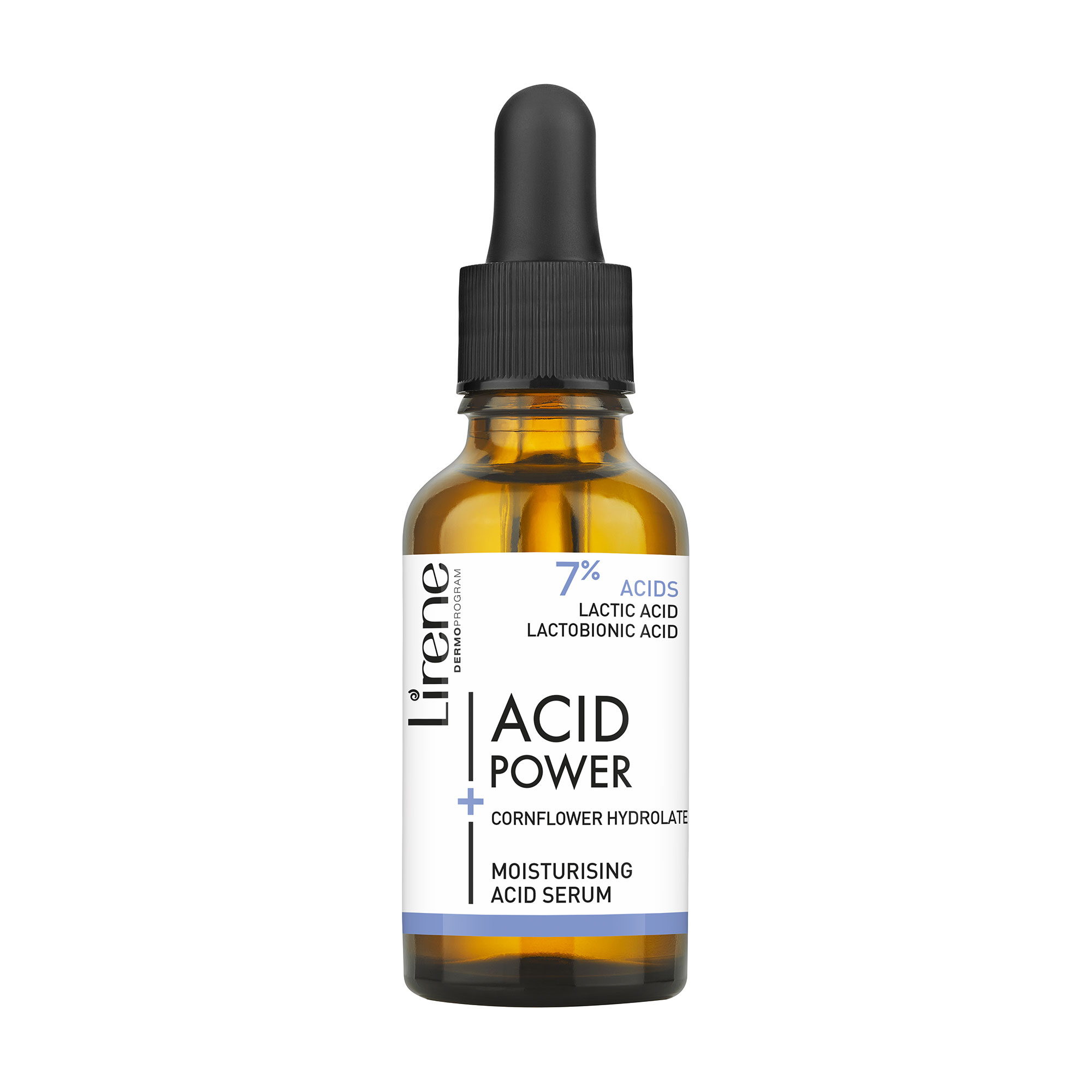 Зволожувальна сироватка для обличчя Lirene Acid Power Serum Moisturizing, 30 мл