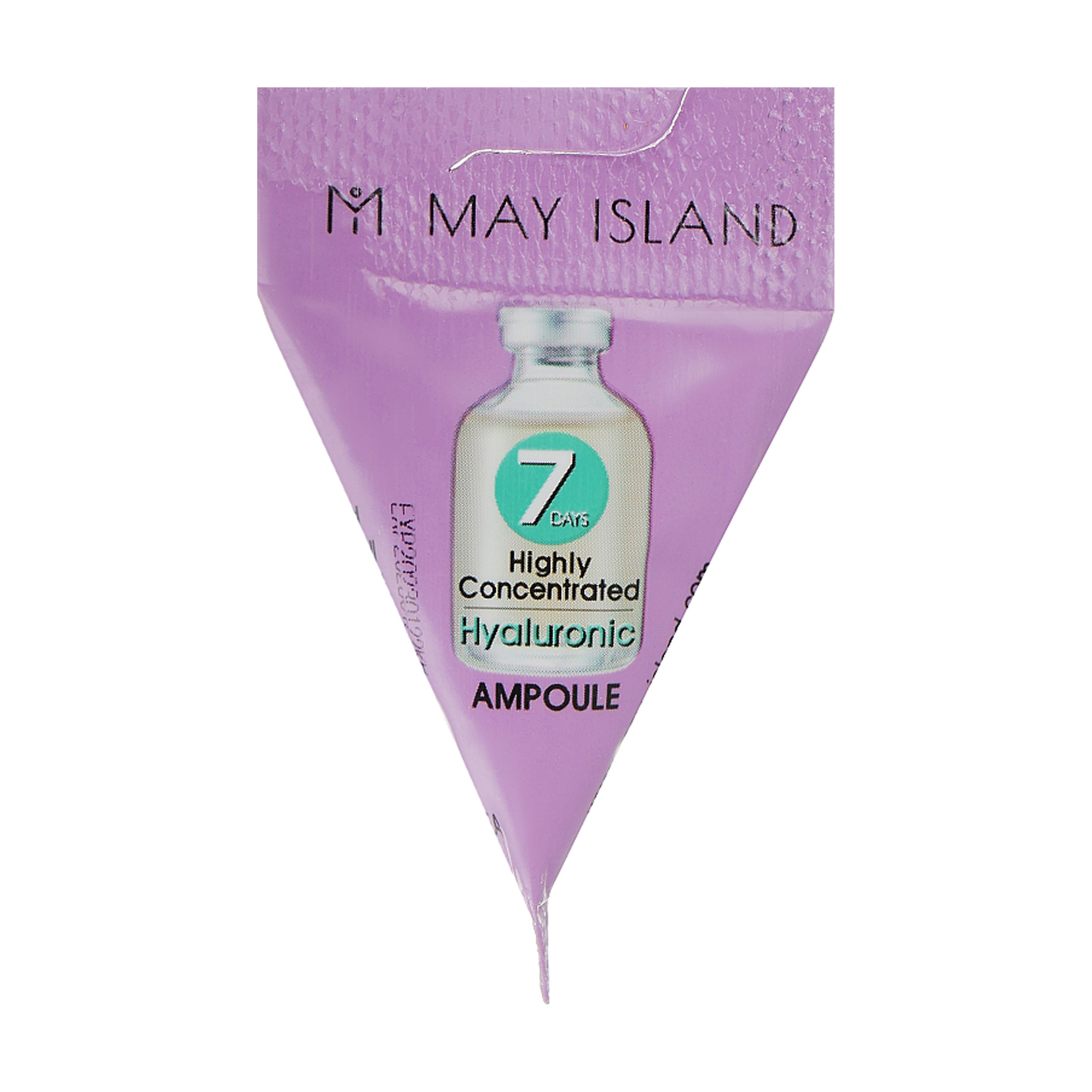 Зволожувальна сироватка для обличчя May Island 7 Days Highly Concentrated Hyaluronic Ampoule з гіалуроновою кислотою, 3 г