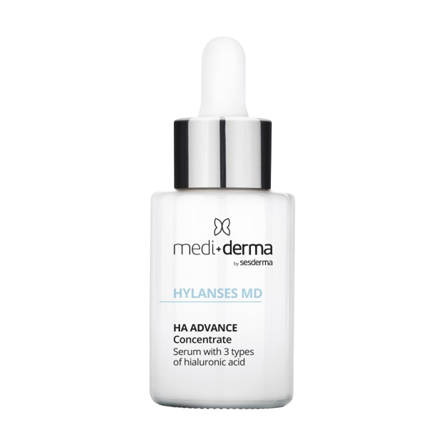 Зволожувальна сироватка для обличчя Mediderma Hylanses MD HA Advance Concentrate Serum з 3 видами гіалуронової кислоти, 30 мл