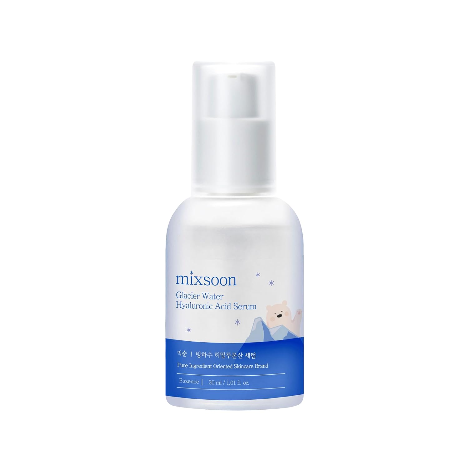 Зволожувальна сироватка для обличчя Mixsoon Glacier Hyaluronic Acid Serum з гіалуроновою кислотою, 30 мл