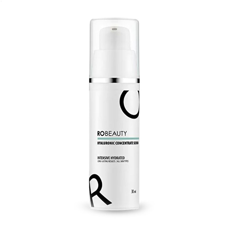 Зволожувальна сироватка для обличчя RoBeauty Hyaluronic Concentrate Serum з 4 видами гіалуронової кислоти та пробіотиками, 30 мл