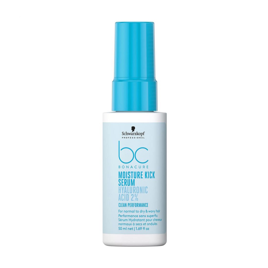 Зволожувальна сироватка Schwarzkopf Professional BC Bonacure Moisture Kick Serum Hyaluronic Acid 2% для нормального та сухого волосся, 50 мл