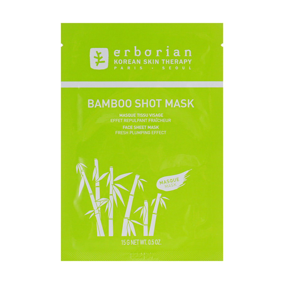 Зволожувальна тканинна для обличчя Erborian Bamboo Shot Mask, 15 г
