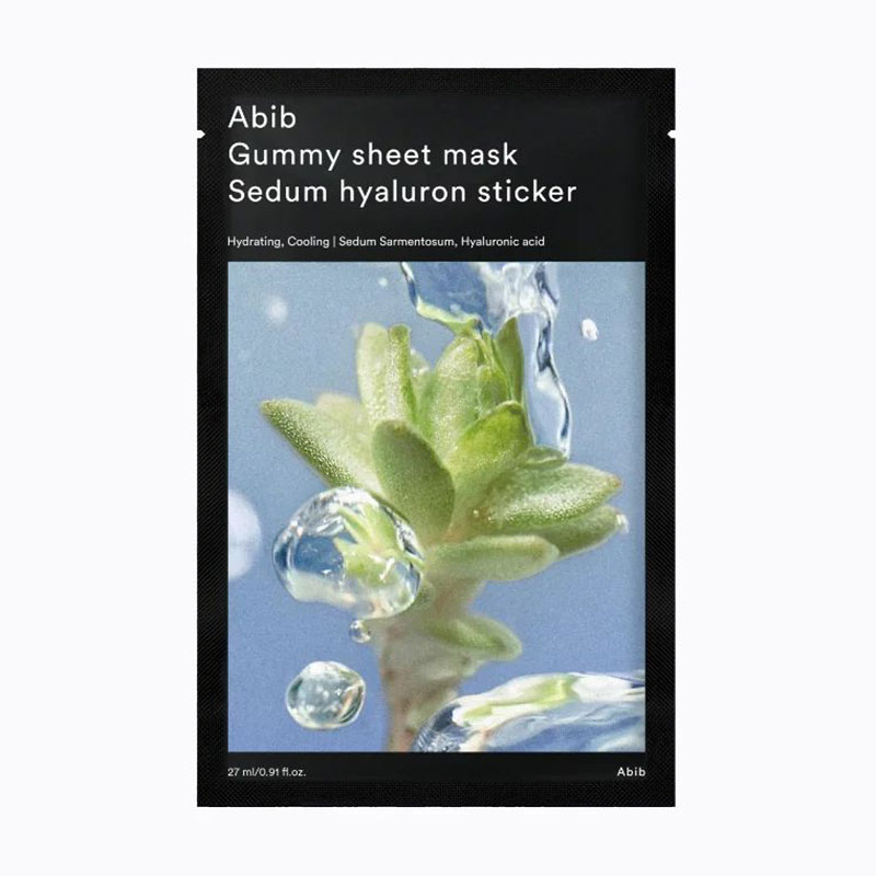 Зволожувальна тканинна маска для обличчя Abib Gummy Sheet Mask, Sedum Hyaluron Sticker, 27 мл