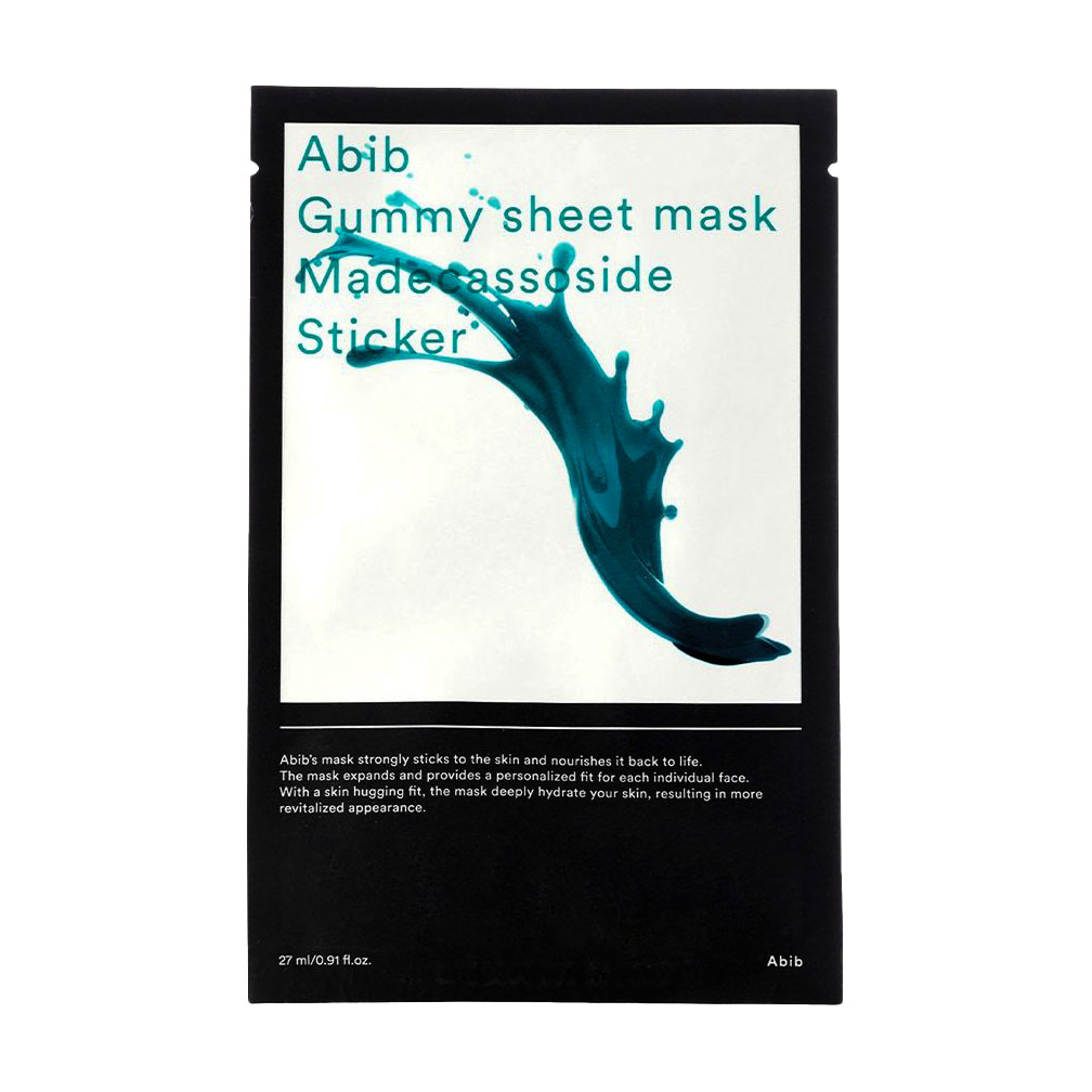 Зволожувальна тканинна маска для обличчя Abib Gummy Sheet Mask Madecassoside Sticker з мадекасосидом, 27 мл